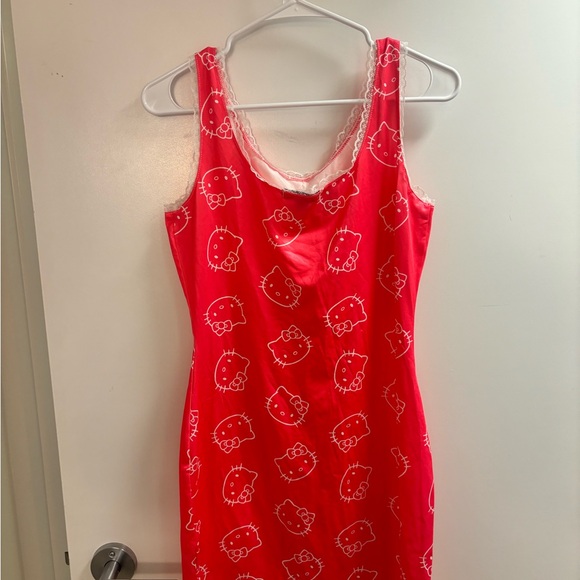hot pink Hello Kitty Sleeveless Dress - Picture 3 of 3
